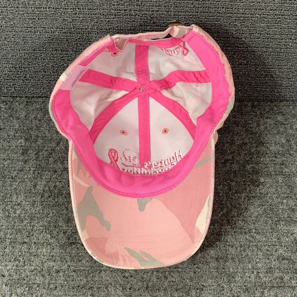 Hunter's Specialties Supports Breast Cancer Baseball Hat Women's OSFA Pink Camo - Picture 11 of 14